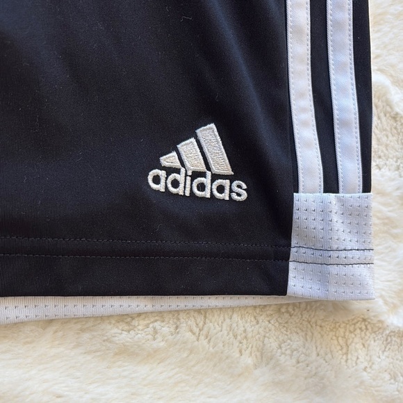 Adidas Black Athletic Shorts youth size medium - Picture 2 of 9